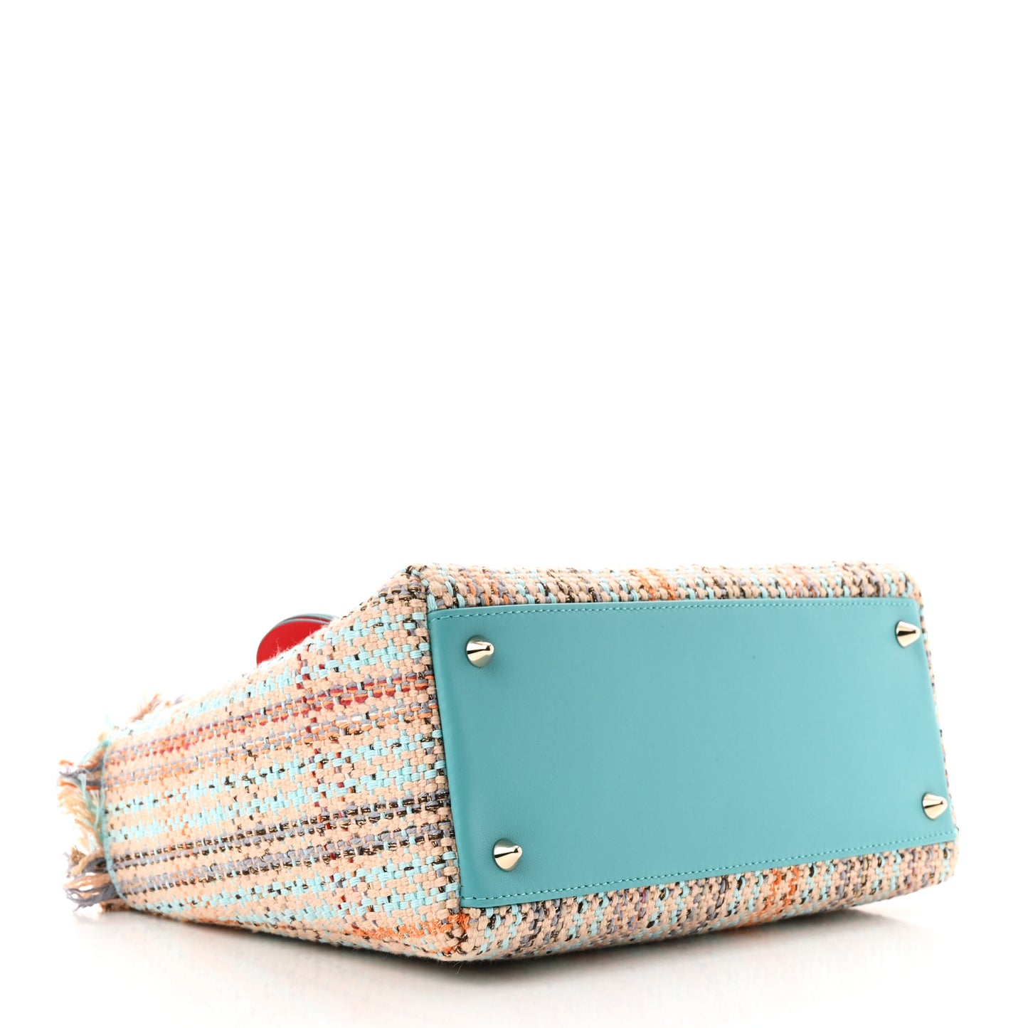 Tweed Heart Deco Medium Lady Dior Multicolor