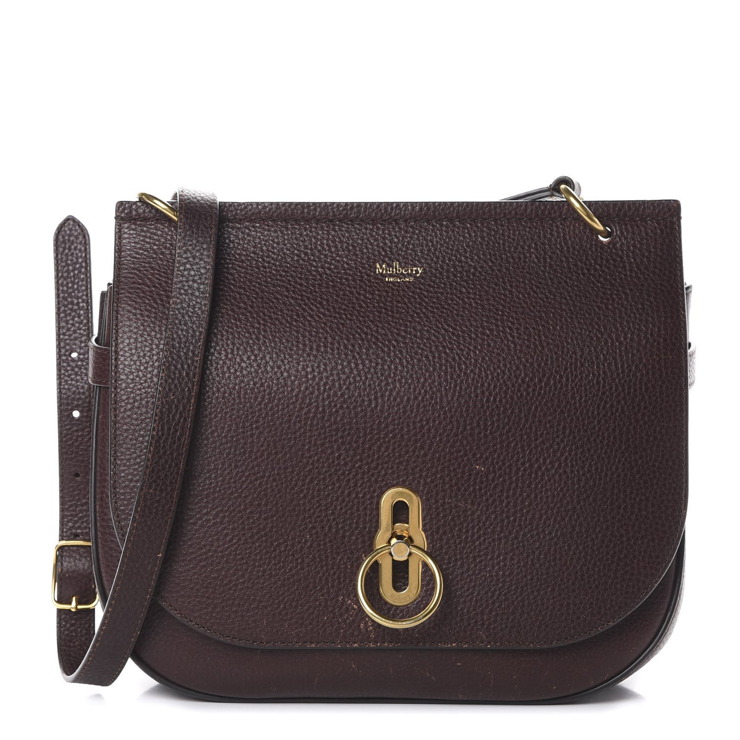 Small Classic Grain Amberley Satchel Oxblood