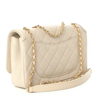 Chanel Caviar Quilted Small CC Filigree Flap Light Beige 3 of 9
