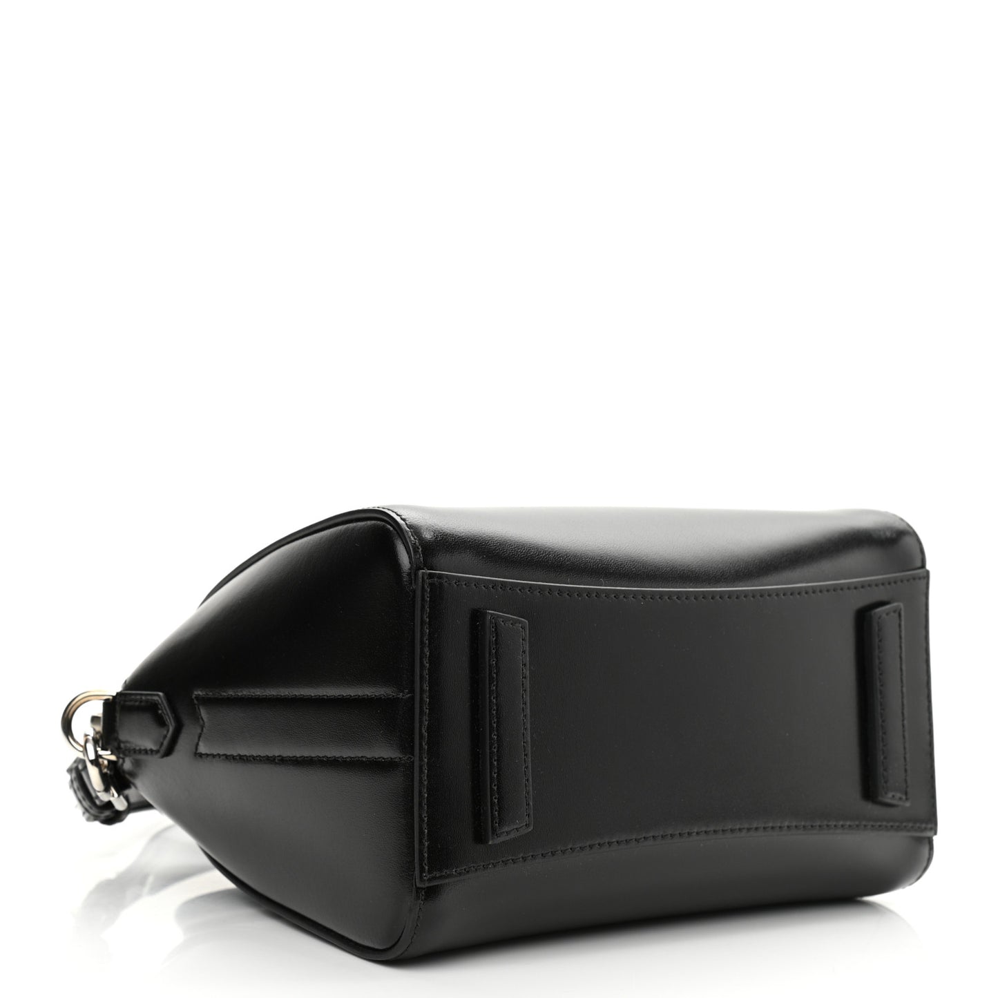 Shiny Lord Calfskin Mini Antigona Black
