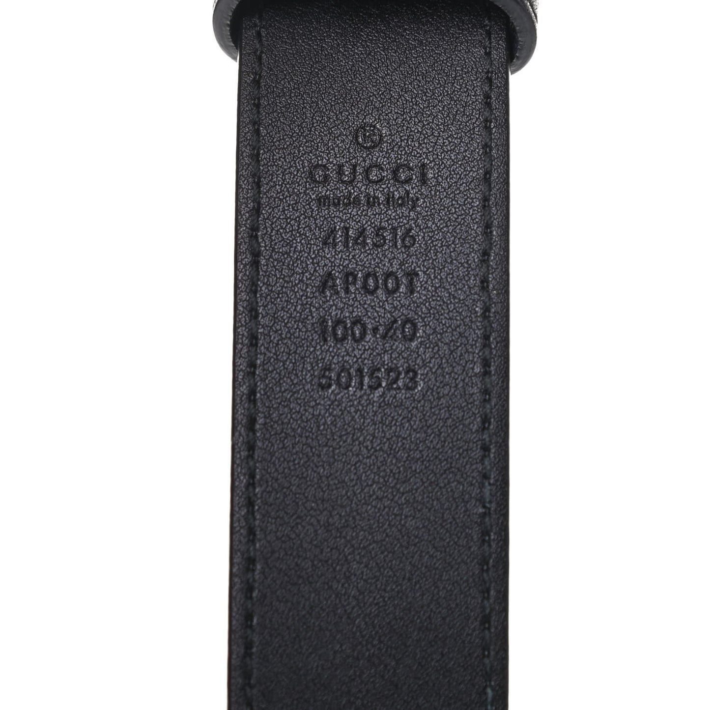 Calfskin Double G 30mm Belt 100 40 Black