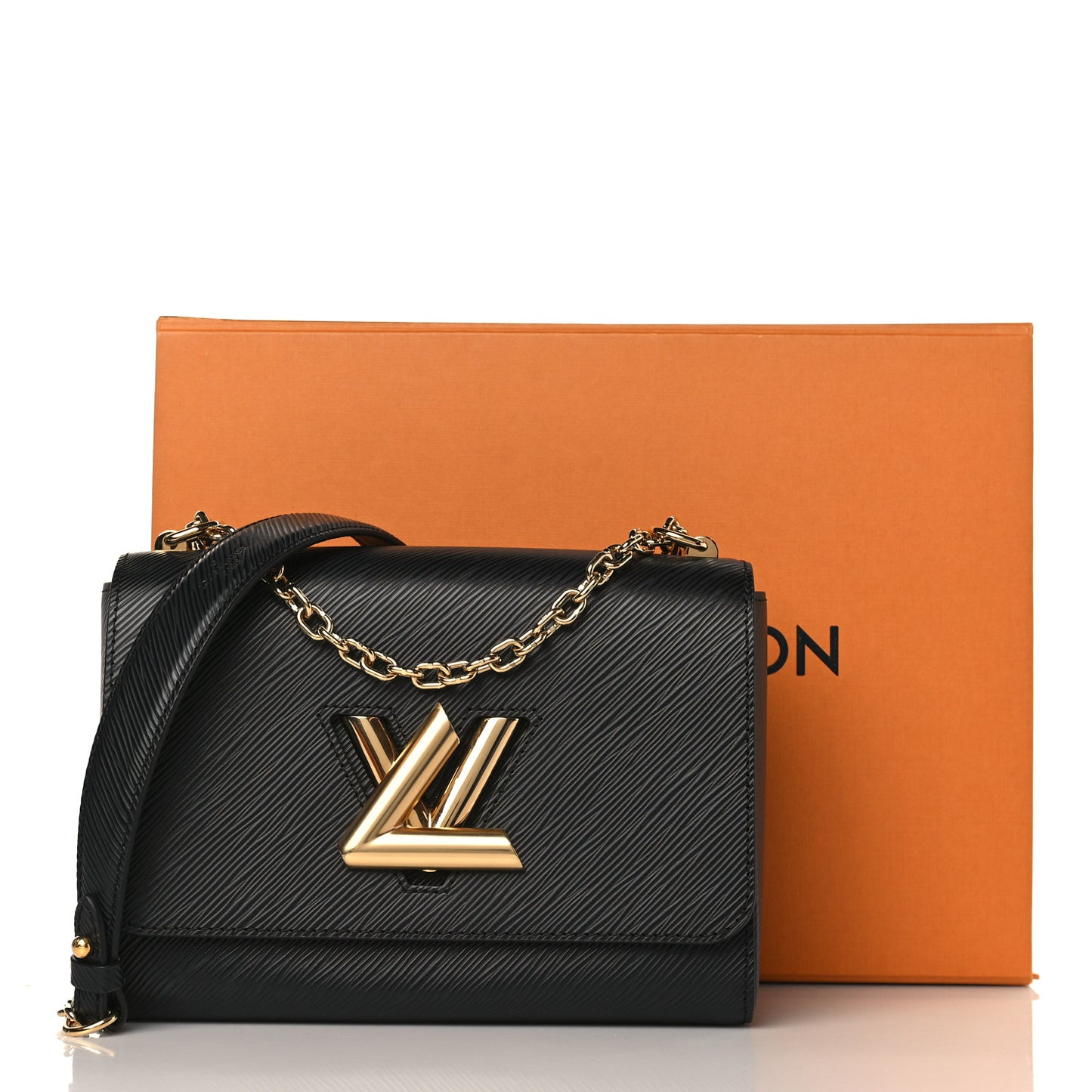 Epi Twist Shoulder Bag MM Black