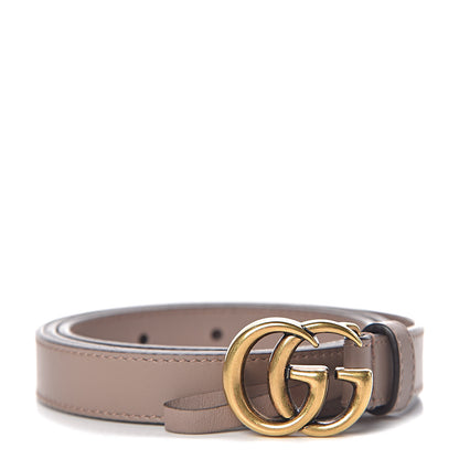 Gucci Calfskin Double G 20mm Belt 80 32 Porcelain Rose 1 of 6