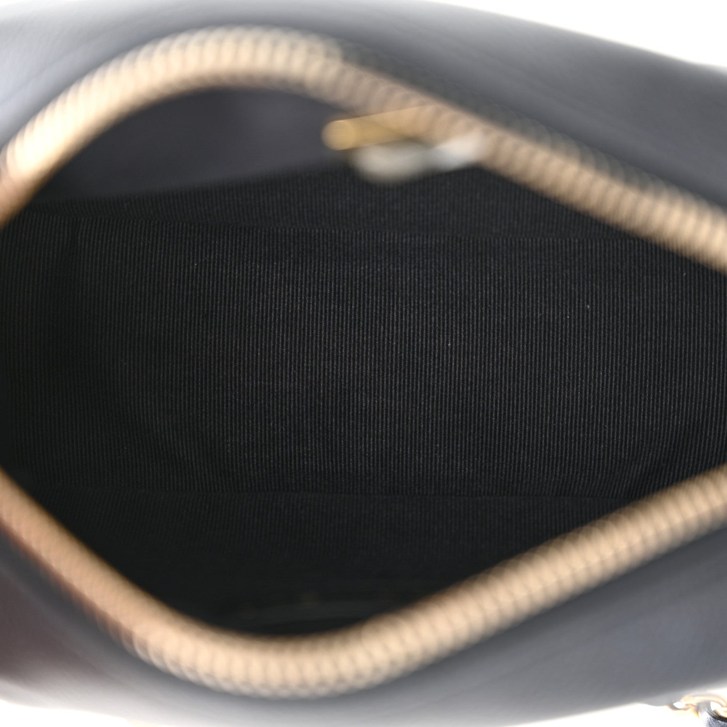 Chanel Shiny Caviar Quilted Chain Melody Camera Bag Dark Blue 5 of 11
