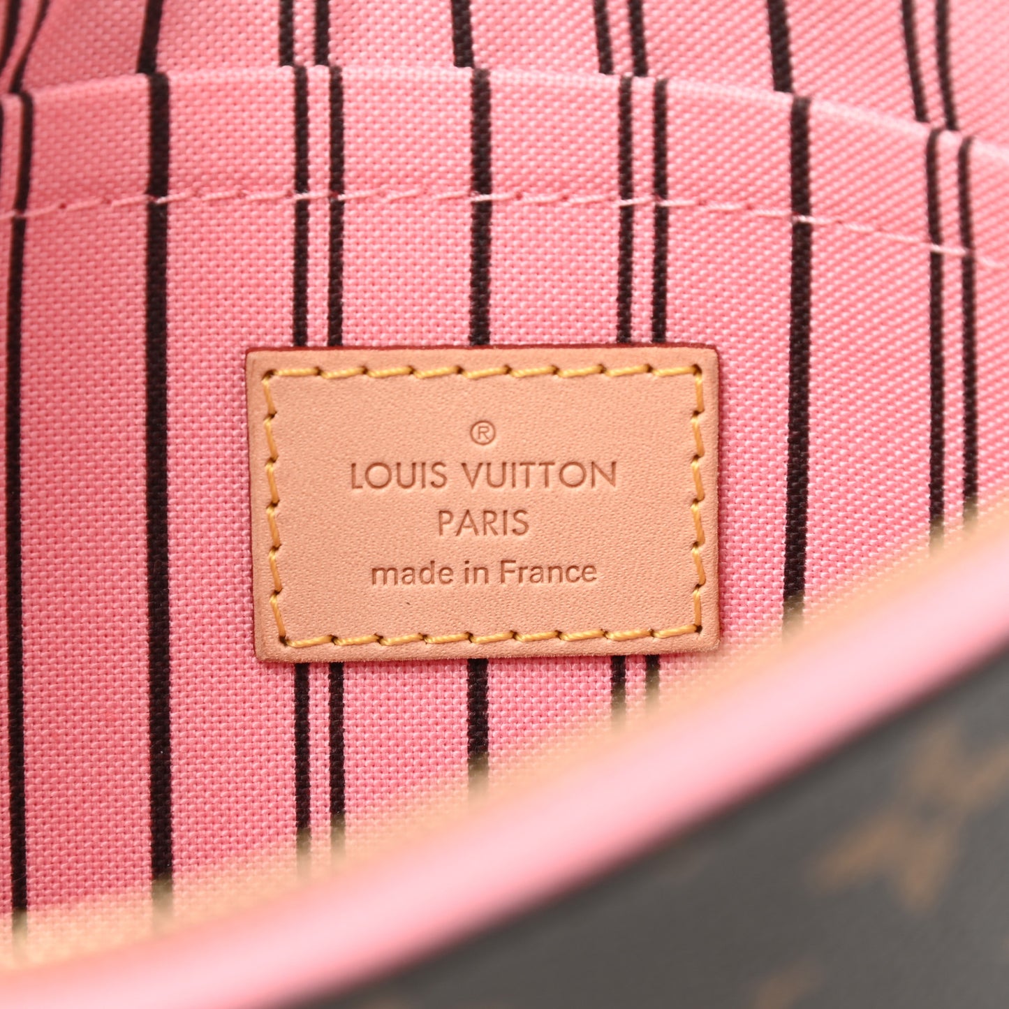 Monogram Neverfull MM GM Pochette Rose Ballerine