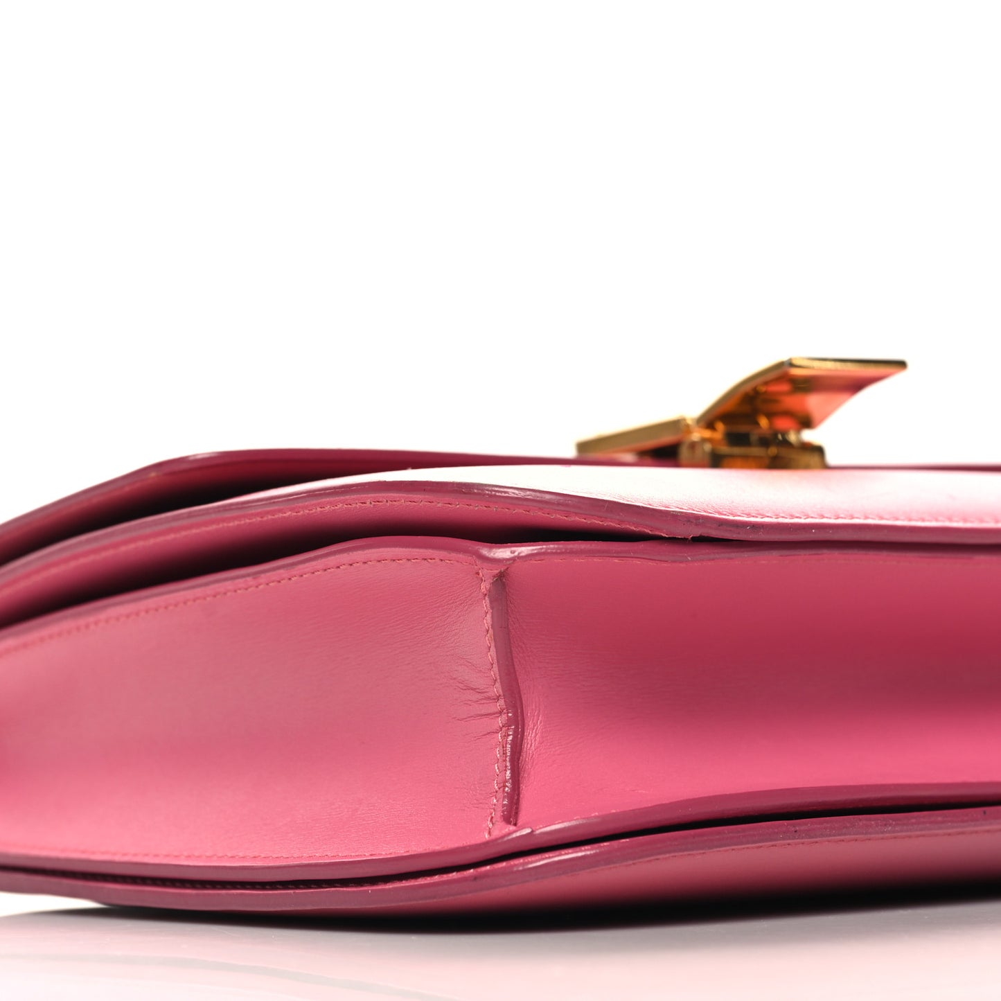 Smooth Calfskin Medium Classic Box Flap Bag Pink