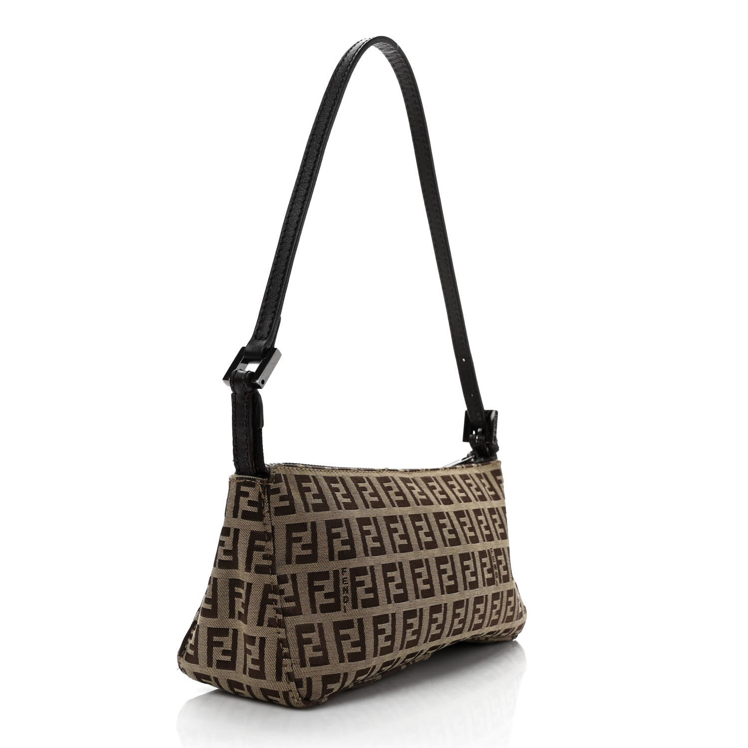 Fendi Zucchino Pochette Dark Brown 2 of 9