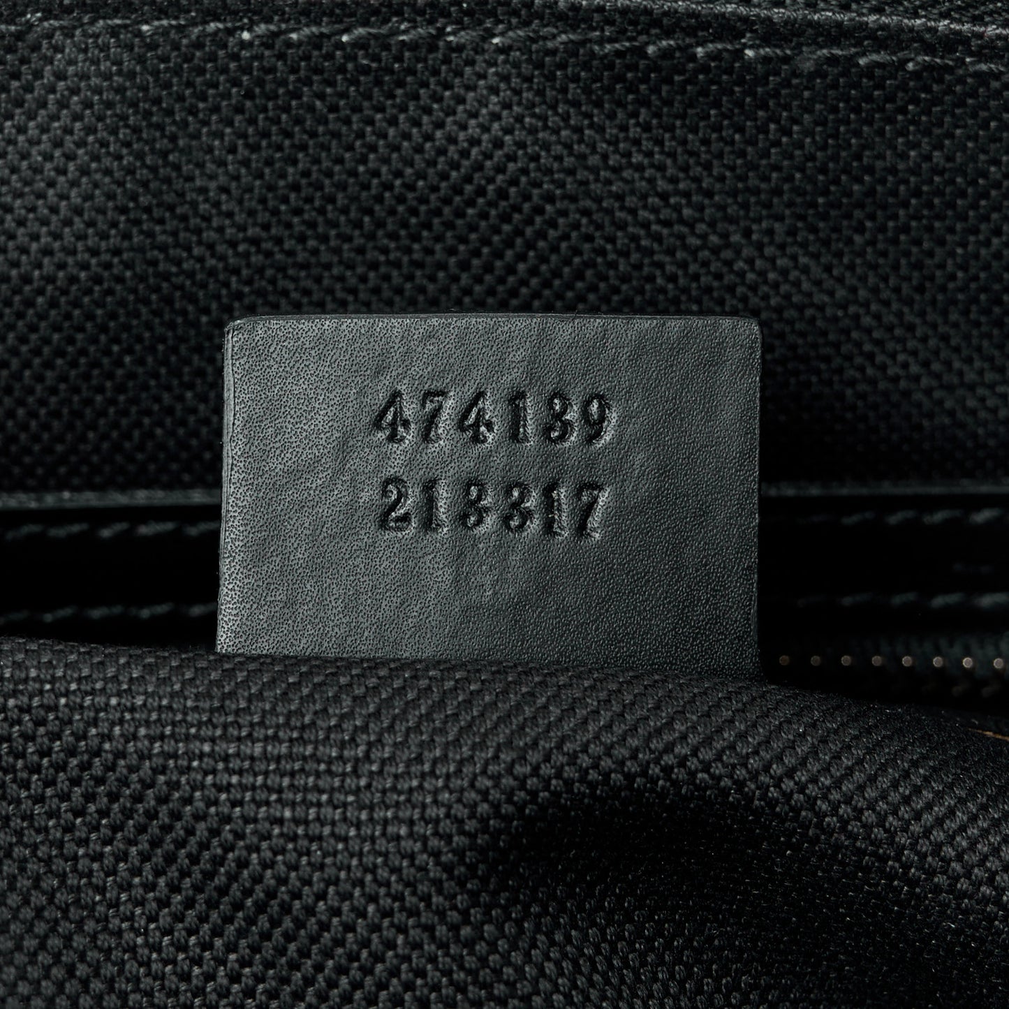 Soft GG Supreme Monogram Appia Calfskin Web East West Messenger Bag Black Grey