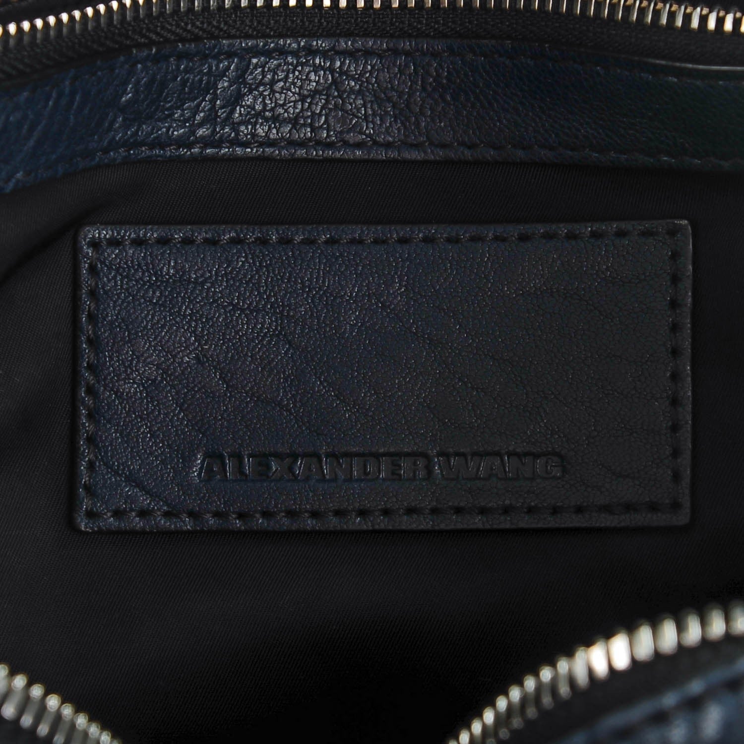 Alexander Wang Pebbled Lambskin Rockie Neptune 6 of 7