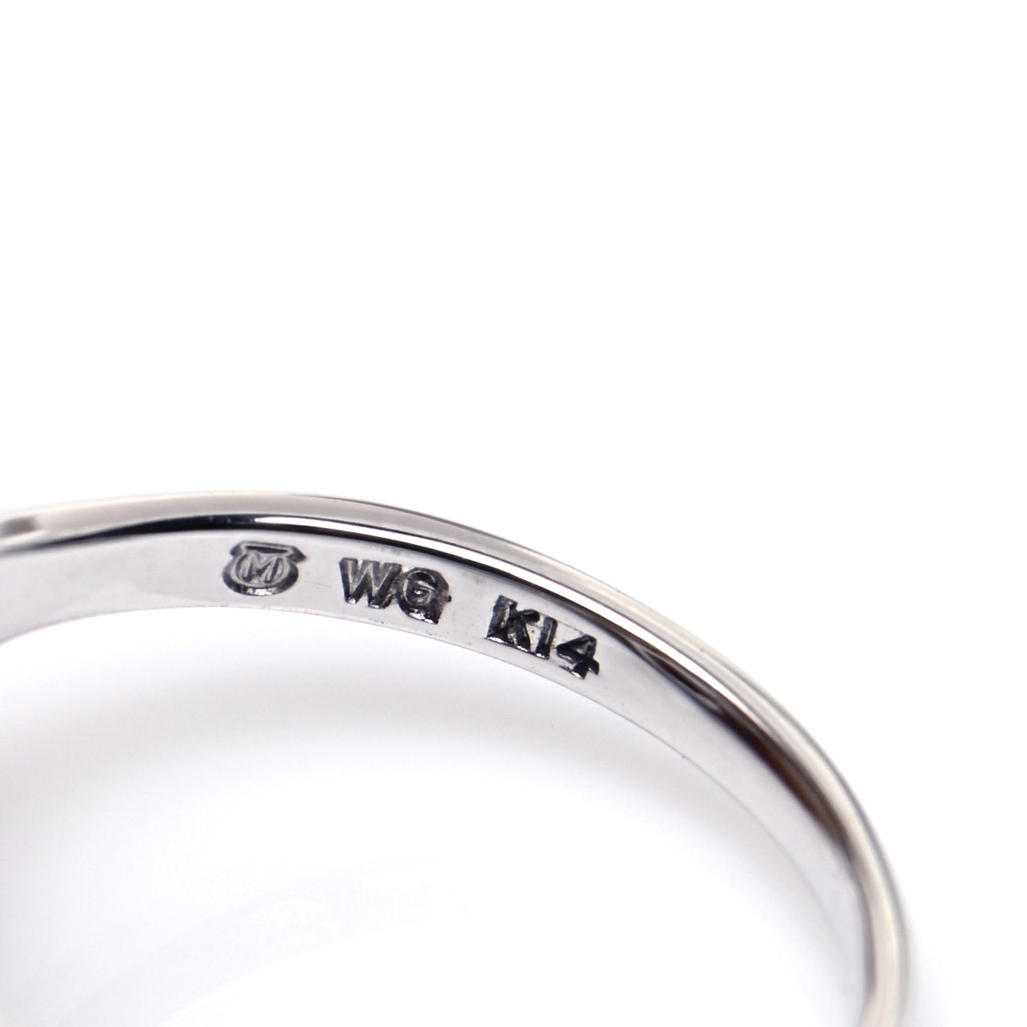 14K White Gold Akoya Pearl 9.5mm Ring 48 4.5