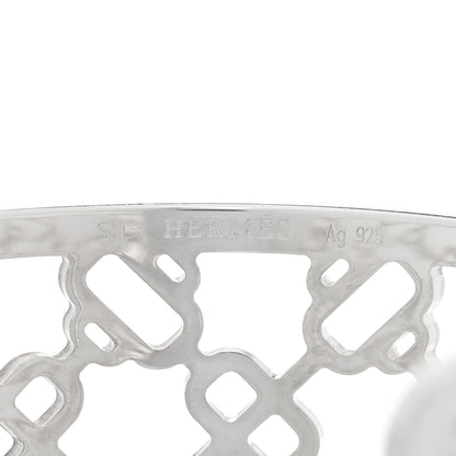Hermes Sterling Silver Passerelle Chaine d'Ancre Cuff Bracelet SH 3 of 4