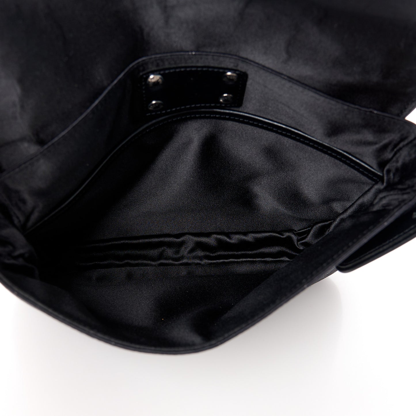 Satin Mini Monogram Conte De Fees Patchwork Musette Black