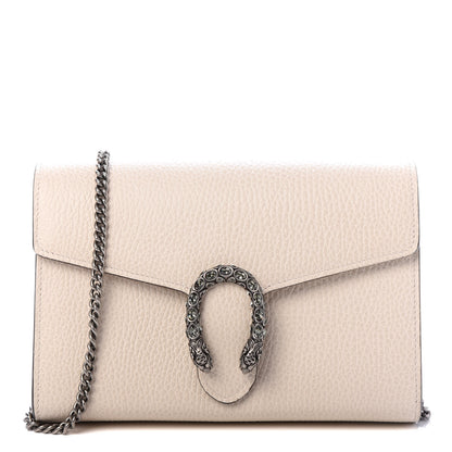 Gucci Dollar Calfskin Mini Dionysus Chain Wallet Mystic White 1 of 10