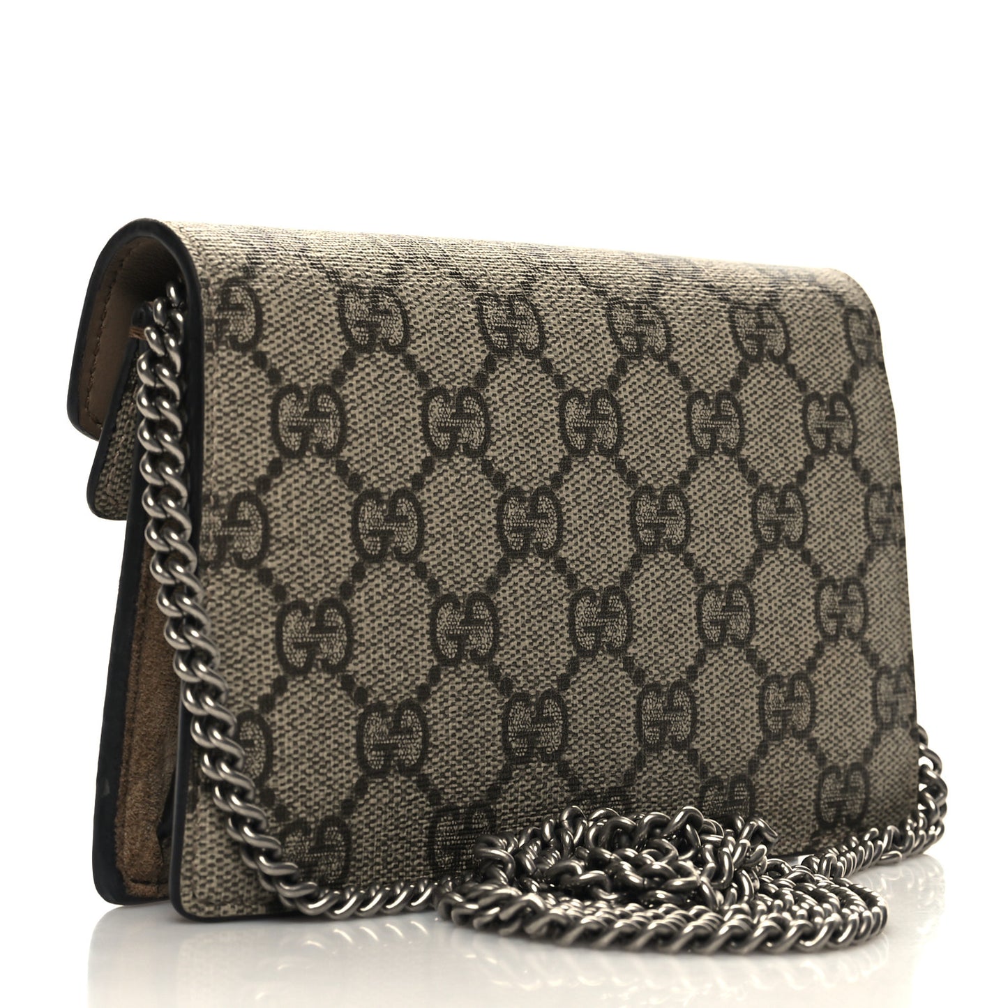 GG Supreme Monogram Super Mini Dionysus Shoulder Bag Taupe