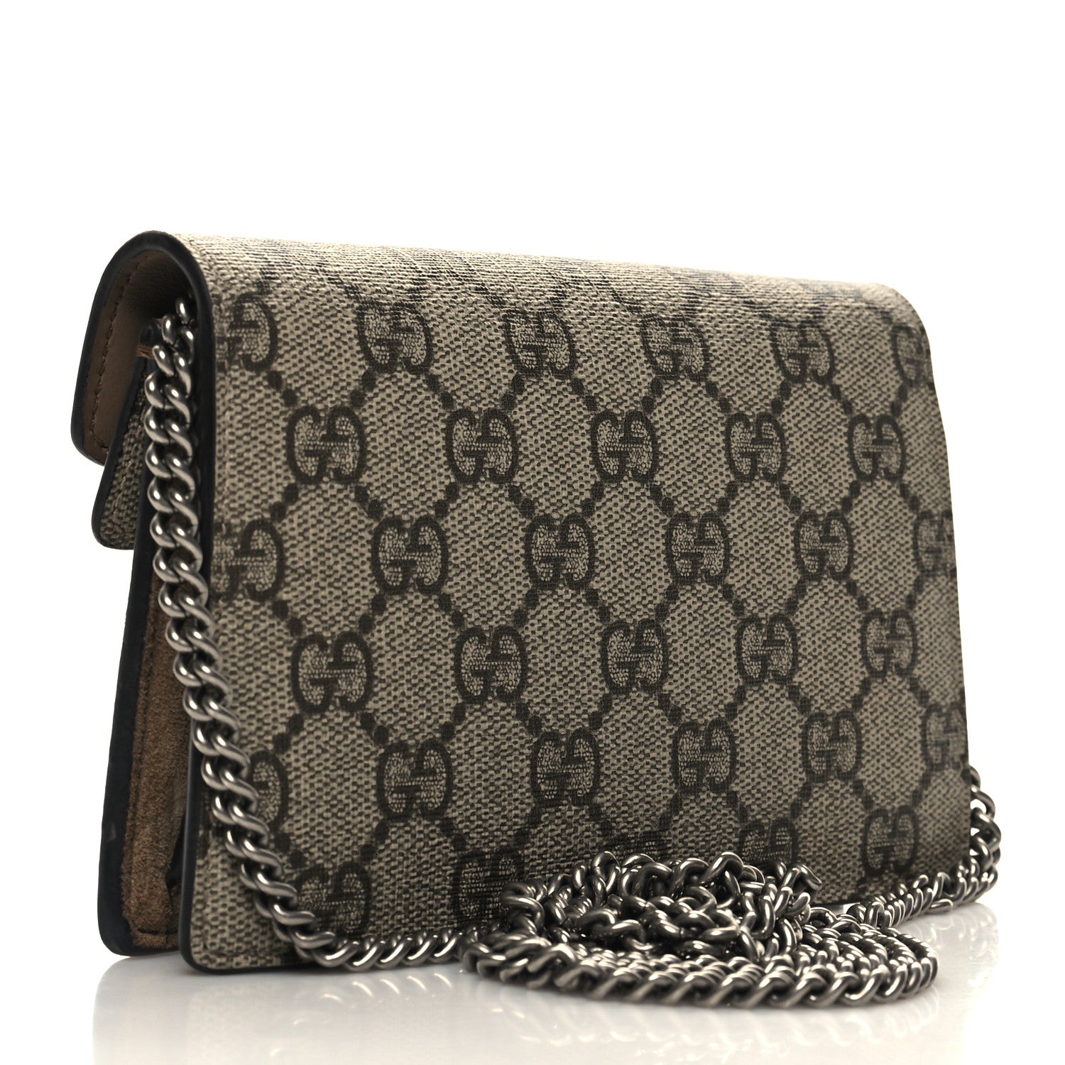 Gucci GG Supreme Monogram Super Mini Dionysus Shoulder Bag Taupe 3 of 11