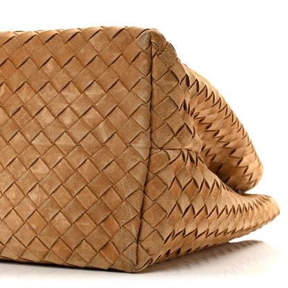 Bottega Veneta Suede Intrecciato Large Andiamo Shoulder Bag Acorn 10 of 12