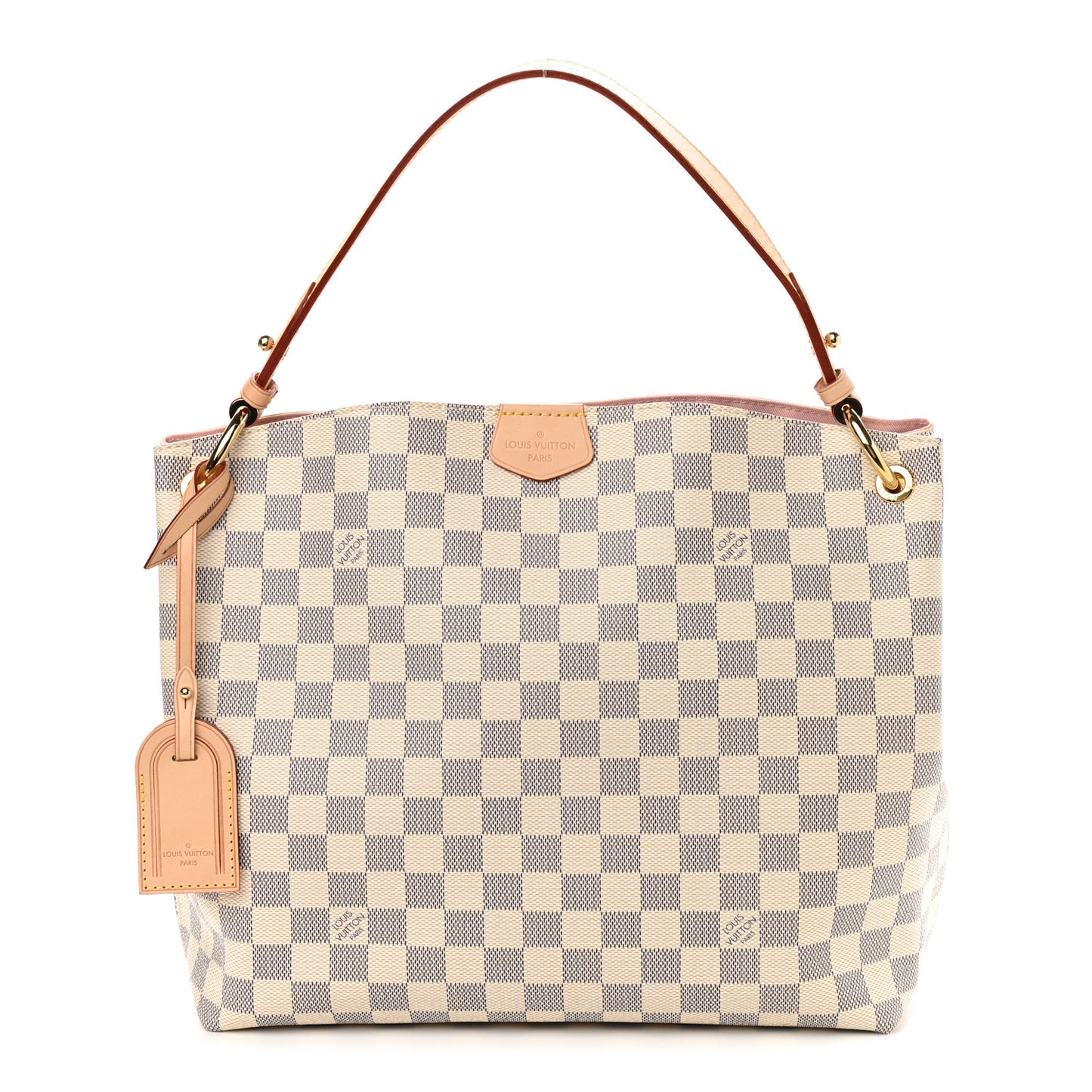 Damier Azur Graceful PM Rose Ballerine