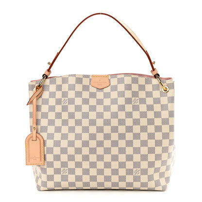 Louis Vuitton Damier Azur Graceful PM Rose Ballerine 1 of 10
