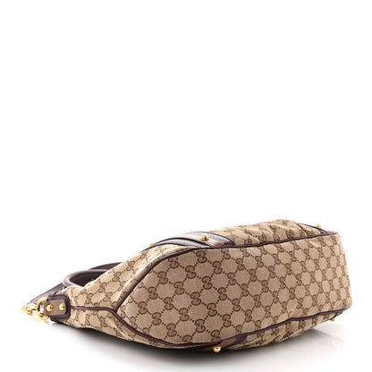 Gucci Monogram Interlocking G Tote Dark Brown 4 of 10