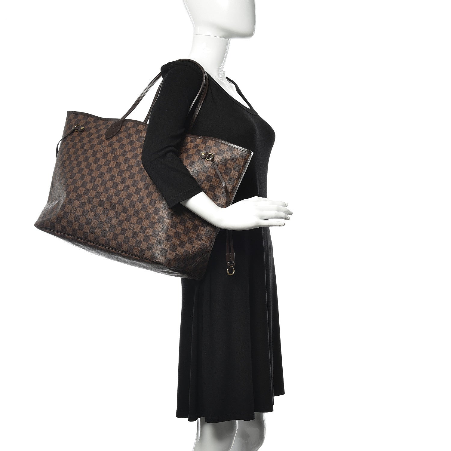 Louis Vuitton Damier Ebene Neverfull GM 2 of 21