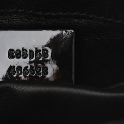 Gucci Patent Small Emily Chain Shoulder Bag Black 7 of 12