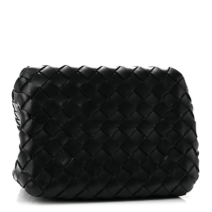 Bottega Veneta Nappa Intrecciato Small Parachute Shoulder Bag Black 4 of 10