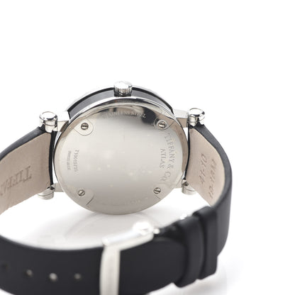 Tiffany Stainless Steel Satin 36mm Atlas Belt Quartz Watch Black 5 of 7