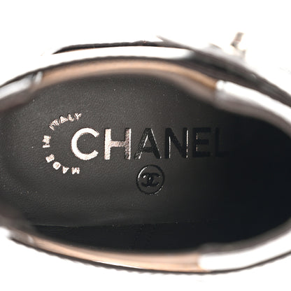 Chanel Calfskin CC Turnlock Ankle Boots 36 Brown 7 of 9