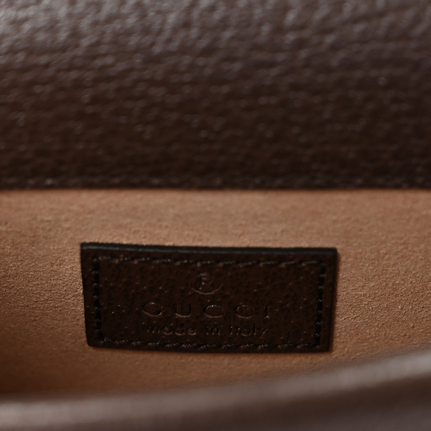 Gucci Monogram Jumbo GG Textured Dollar Calfskin Super Mini Dionysus Shoulder Bag Camel Ebony New Acero 6 of 9