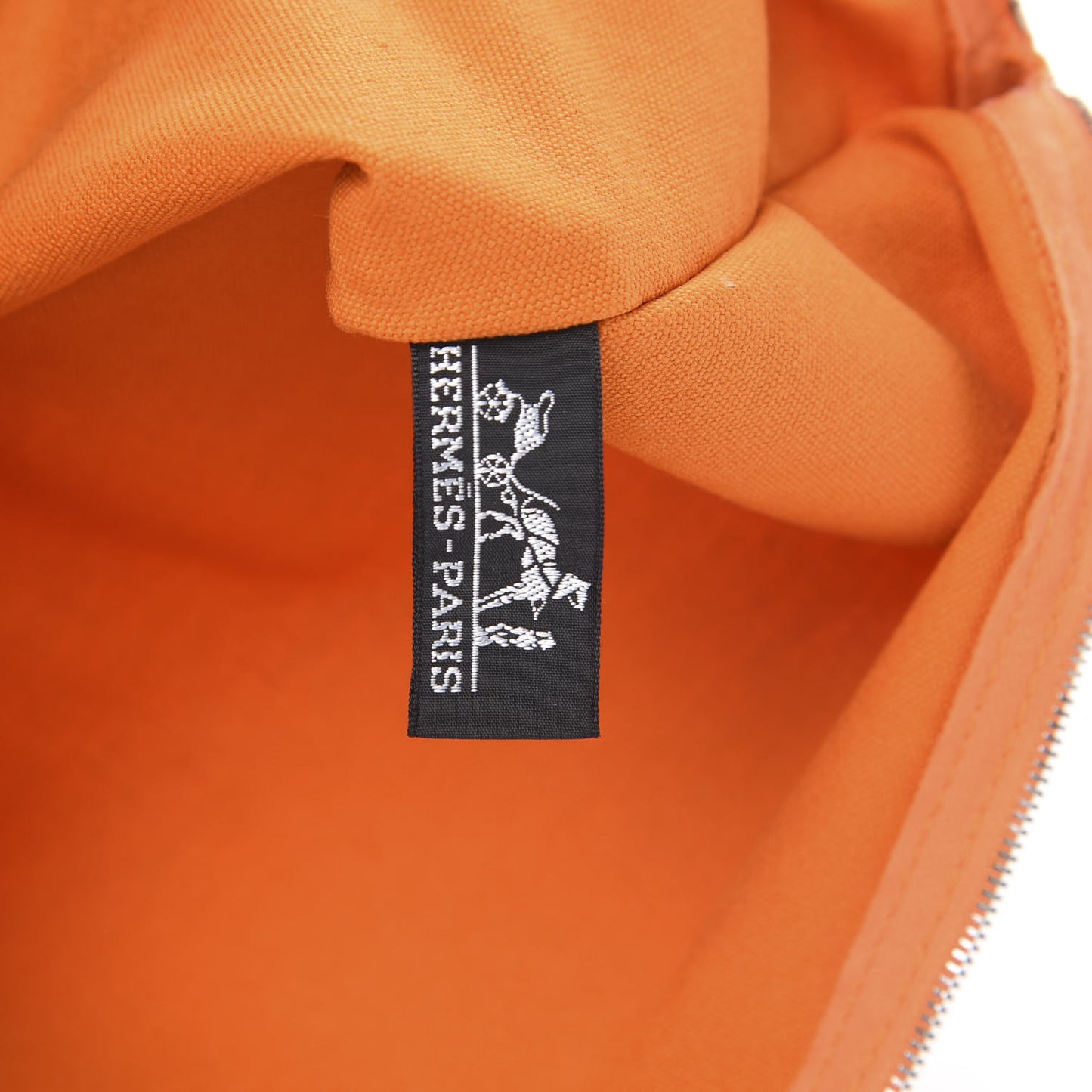Cotton Canvas Bora Bora Pouch Set Orange