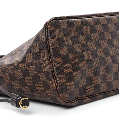 Louis Vuitton Damier Ebene Neo Neverfull MM Rose Ballerine 10 of 12
