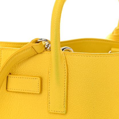 Saint Laurent Grained Calfskin Nano Sac De Jour Jaune 11 of 11