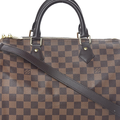 Louis Vuitton Damier Ebene Speedy Bandouliere 30 7 of 10