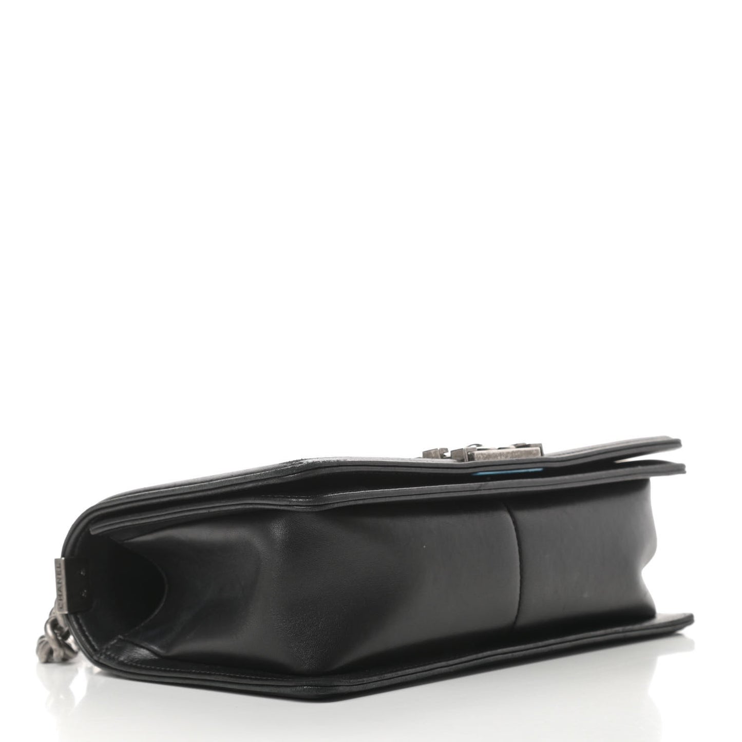 Lambskin Quilted Medium Boy Flap Black