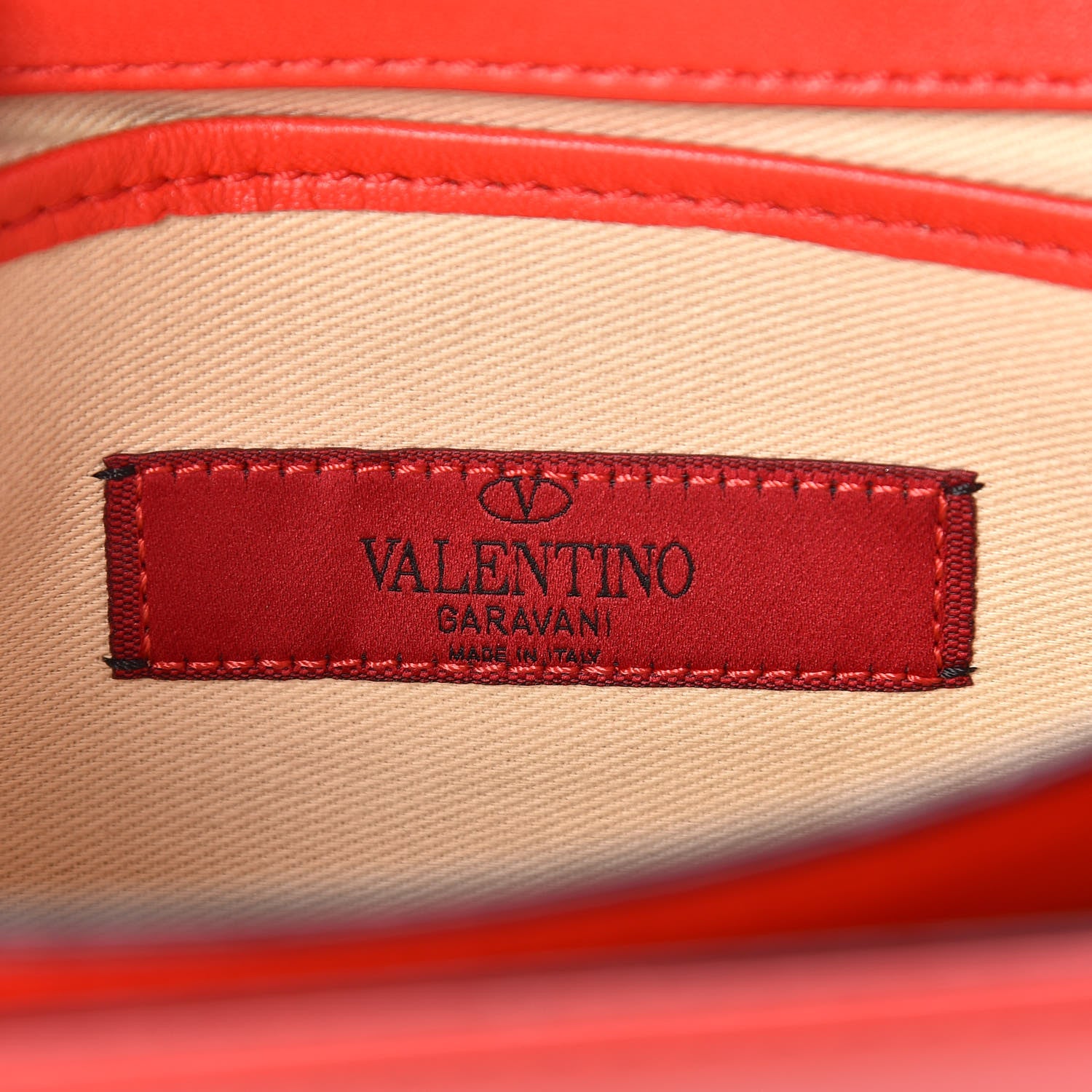 Valentino Garavani Nappa Va Va Voom Shoulder Bag Deep Orange 11 of 12