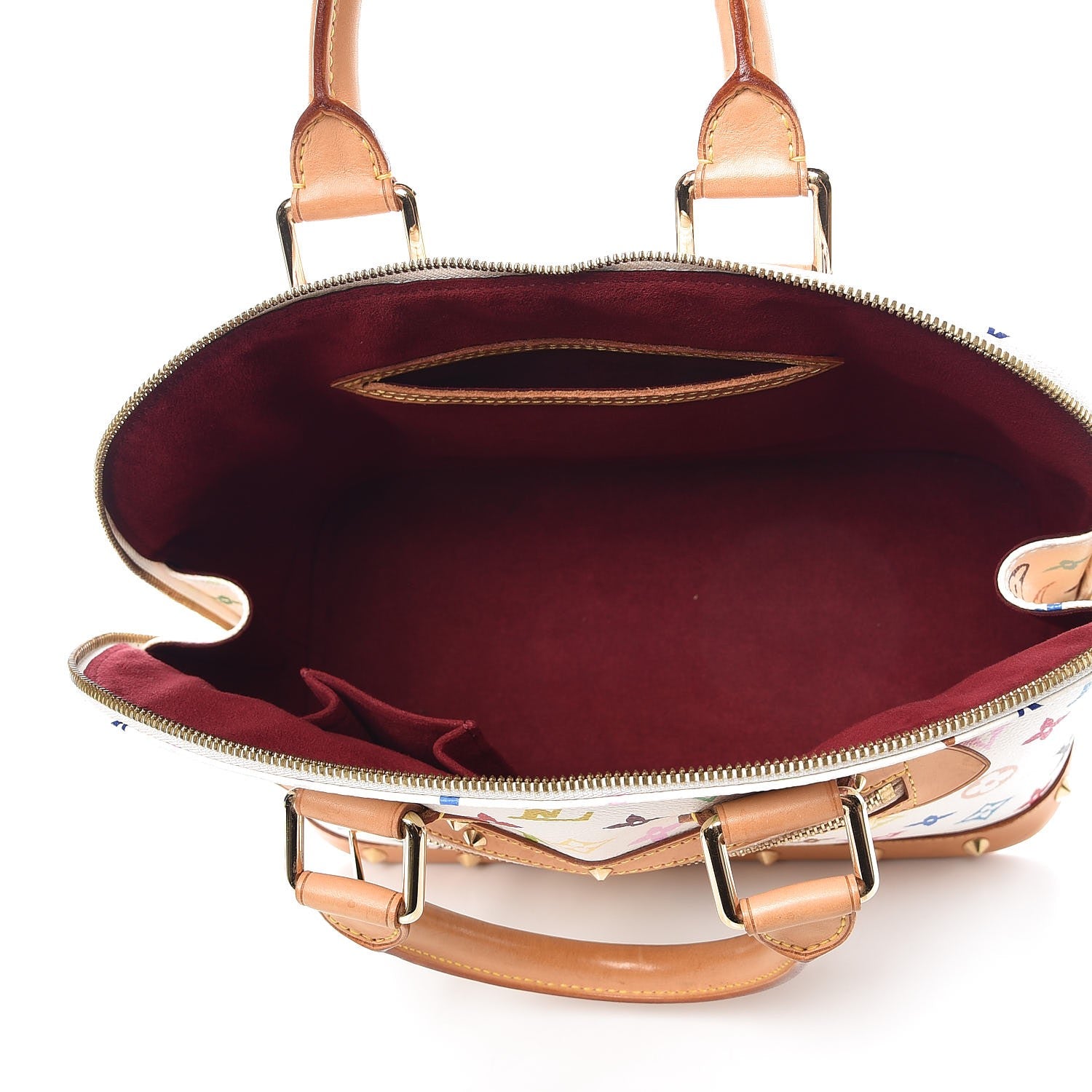 Louis Vuitton Monogram Multicolor Alma White 5 of 12