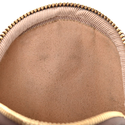 Gucci GG Supreme Monogram Web Ophidia Round Coin Purse Beige New Acero 10 of 10