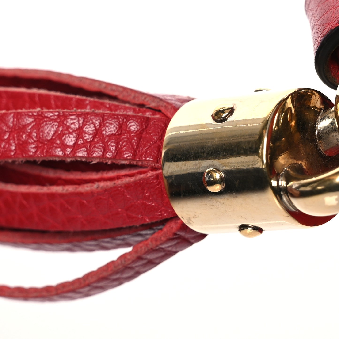 Pebbled Calfskin Small Soho Disco Bag Vibrant Red