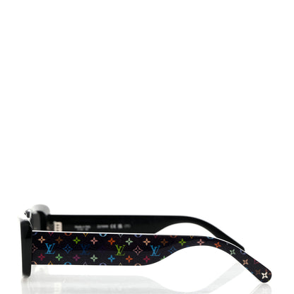 Louis Vuitton LV X TM Acetate Monogram Multicolor Sunglasses Z2709W Black 3 of 7