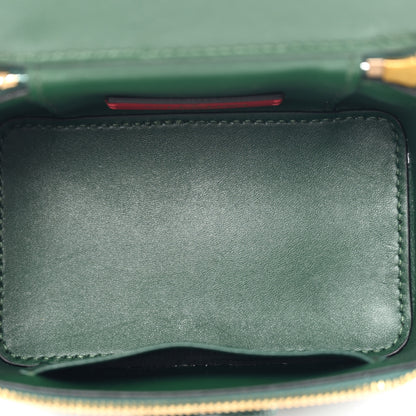 Valentino Garavani Grained Calfskin VSling Vanity Case English Green 6 of 9
