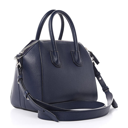 Givenchy Sugar Goatskin Mini Antigona Navy 3 of 15