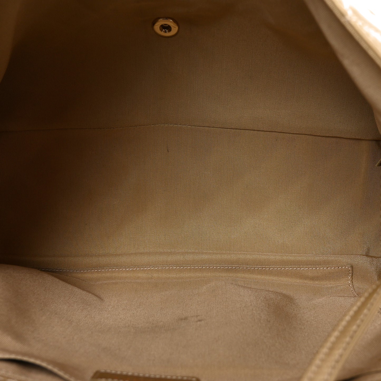 Metallic Calfskin Quilted Small XXL Travel Flap Bag Gold
