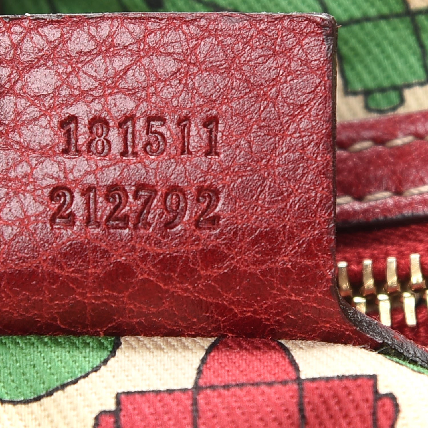Gucci Guccissima Trim Signoria Tote Red 6 of 8