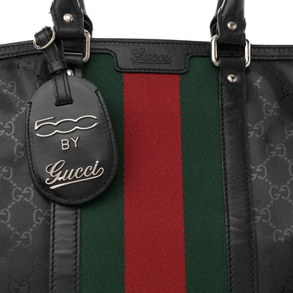 Gucci Imprime Monogram Web 500 Tote Black 9 of 14