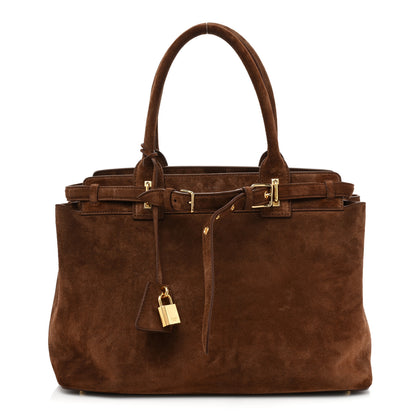 Celine Suede Medium Conti Brown 1 of 14