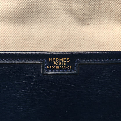 Hermes Box Jige GM Clutch Indigo 6 of 9