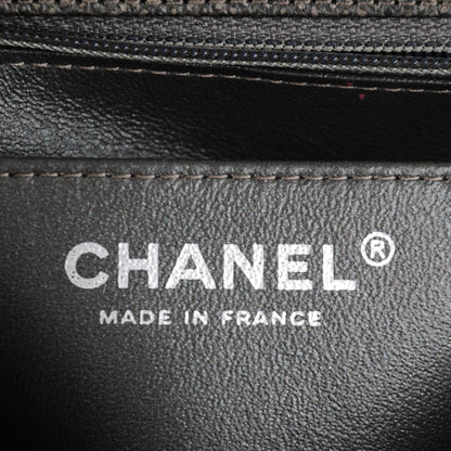 Chanel Metallic Caviar Quilted Mini Square Flap Dark Grey 8 of 8