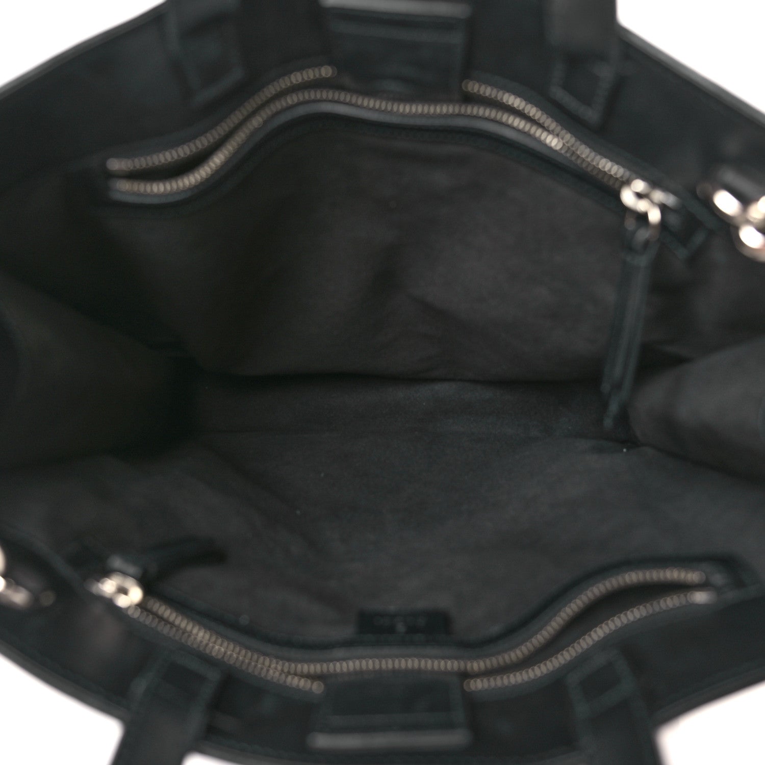 Gucci GG Supreme Monogram Caleido Web Vertical Tote Black 5 of 9