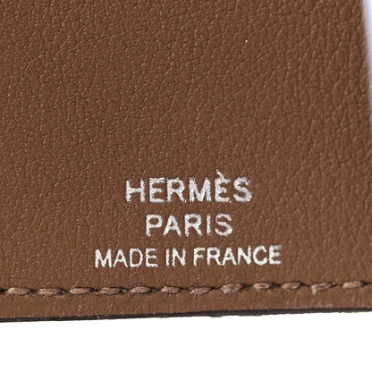 Hermes Togo Swift Ulysse Nano Bag Charm Etoupe Alezan 5 of 6