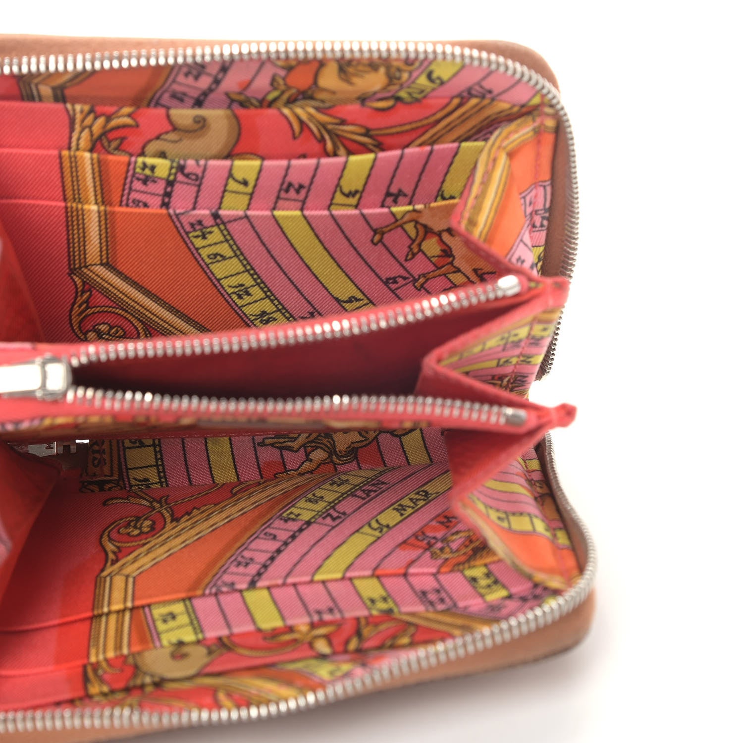 Hermes Epsom Silk'in Compact Wallet Gold 5 of 9